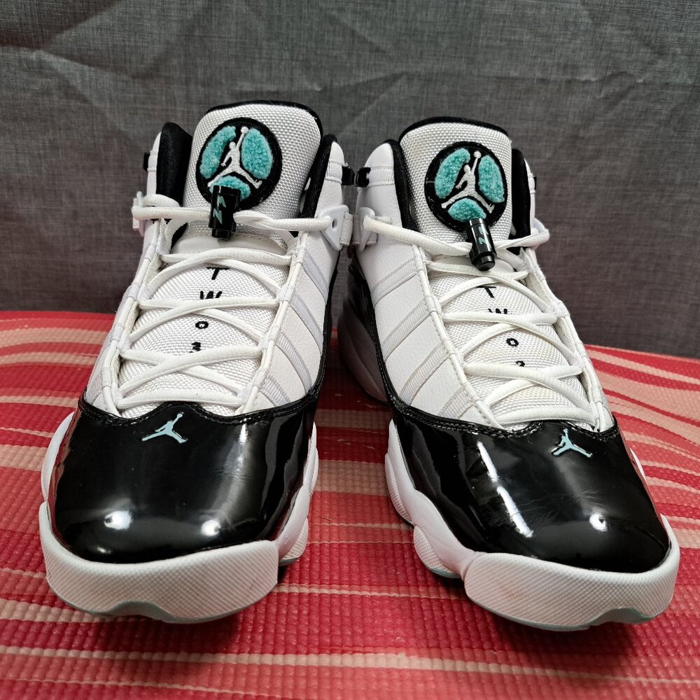 %Size 9.5 Nike Jordan 6 Rings White Tropical Twist Concord Men AJ27 - Picture 13 of 13